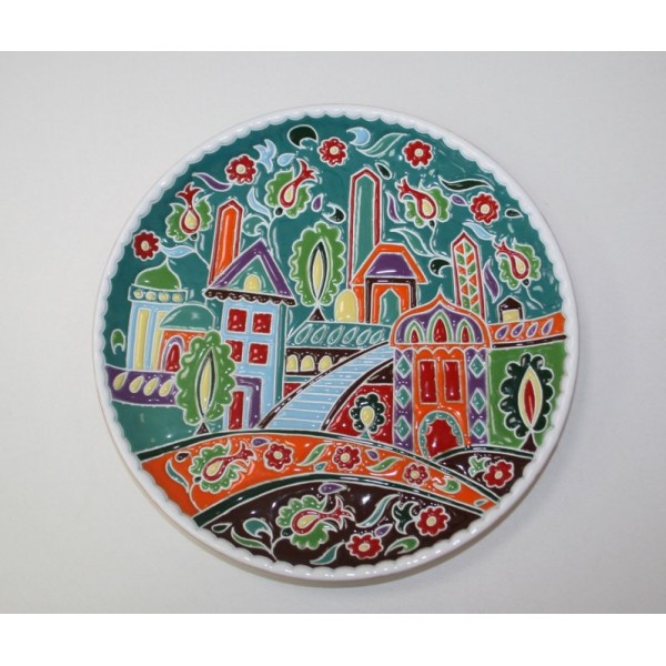 Керамическая тарелка от Эдема Ганиева 